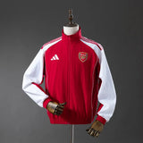 Arsenal Windbreaker 2025/26 Red Football Kit - PalmSportss