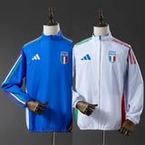 Italy Windbreaker 2025/26 Reversible Football Kit - PalmSportss