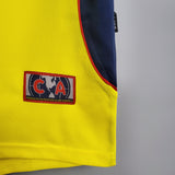 Retro Club America Jersey 2001-02 Home Yellow Football Kit Soccer Jersey
