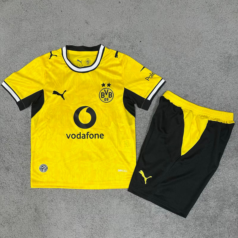 Kids Dortmund Home Jersey 2026-2027 Football Kit Soccer Shirt