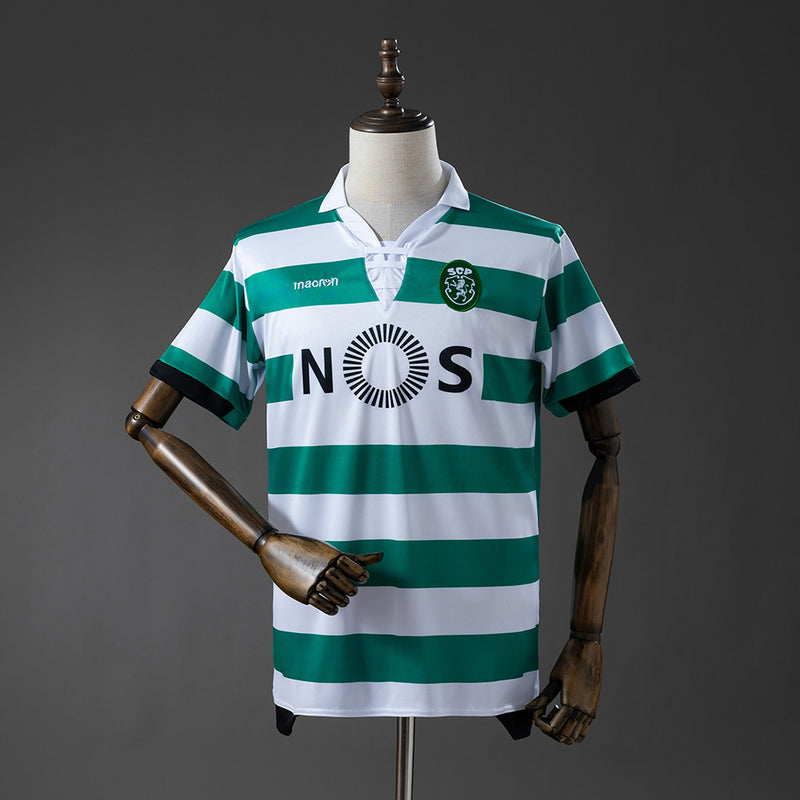 Sporting CP Home Jersey 2018-19 Retro Football Kit Soccer Jersey