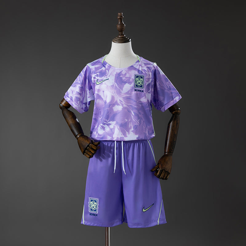 Kids South Korea Away Jersey 2026 World Cup Football Kit Soccer Shirt