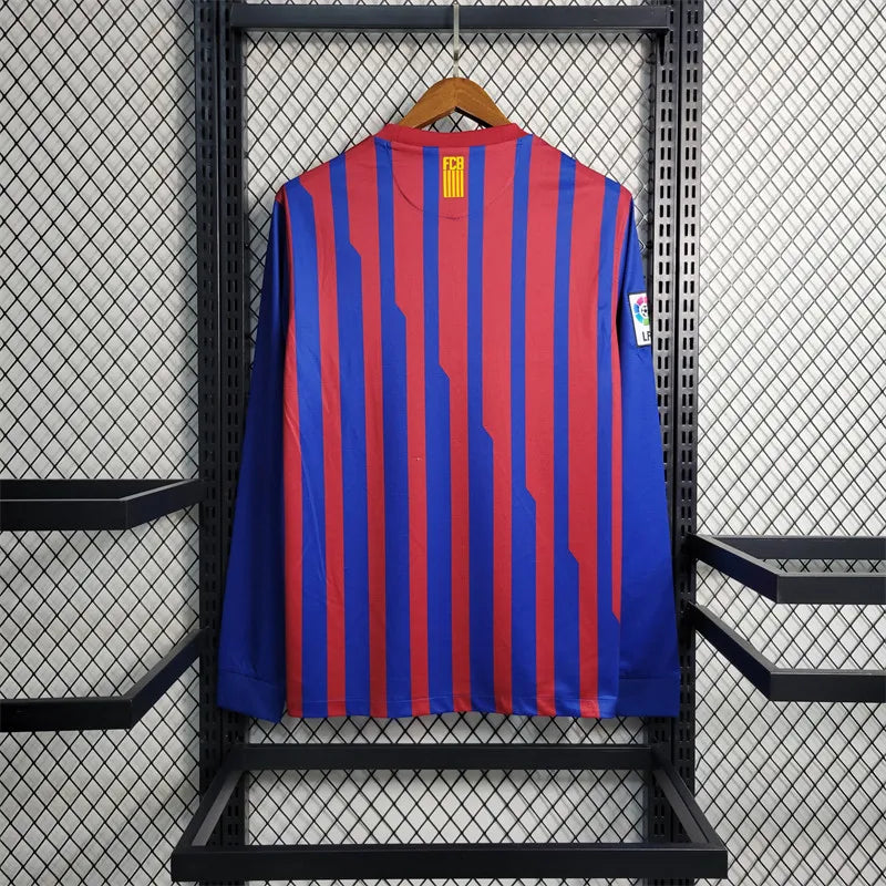 Barcelona Jersey Home kit 2011 2012 Retro Long Sleeves