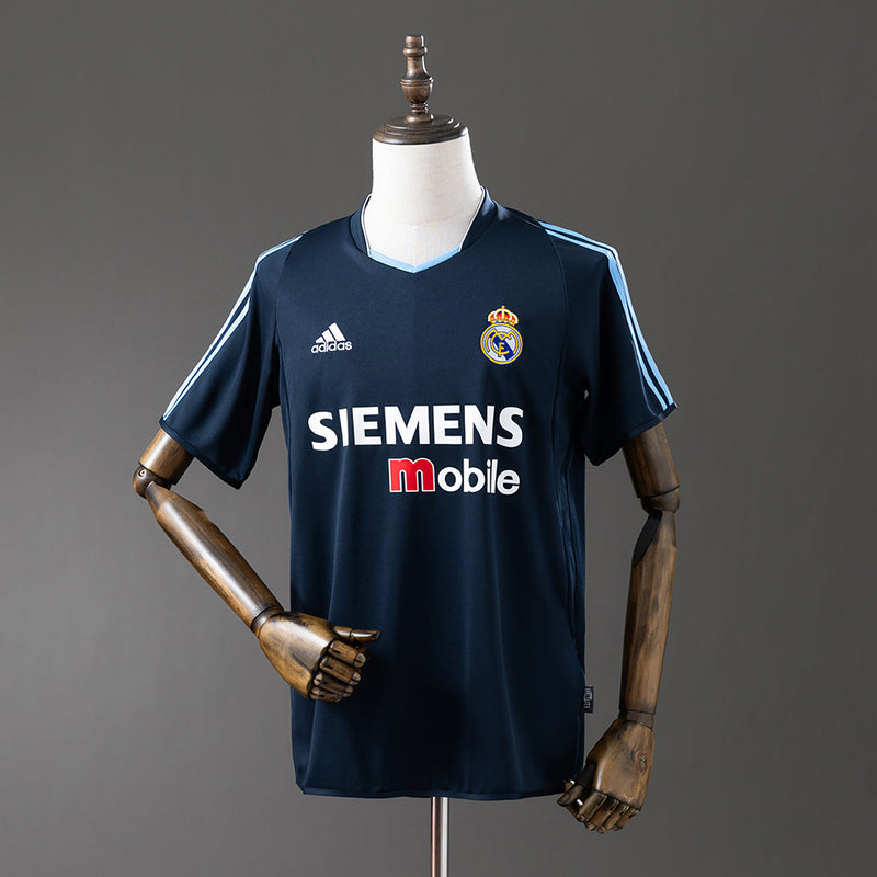Real Madrid Jersey 2003-04 Away Retro Football Kit