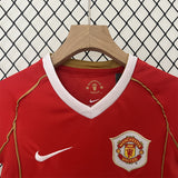 Retro Kids Man United Home Jersey 06/07