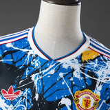 Man United Originals Stone Roses Jersey 2026-2027 Long Sleeves Football Kit Soccer Shirt