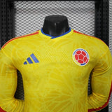 Colombia Jersey 2026 World Cup Football Kit Player Version Long Sleeves - PalmSportss