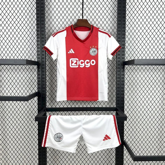 Kids Ajax Jersey 25/26 Home Football Kit Soccer Jersey