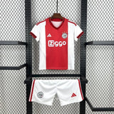 Kids Ajax Jersey 25/26 Home Football Kit Soccer Jersey - PalmSportss