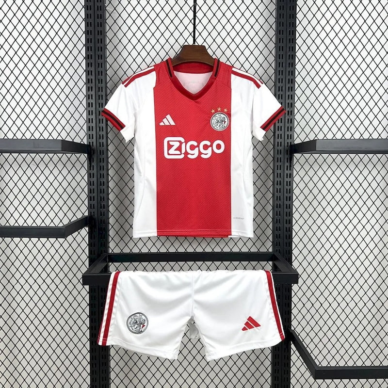 Kids Ajax Jersey 25/26 Home Football Kit Soccer Jersey
