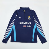 Retro Real Madrid Training Tracksuits 2003-04 Football Kit Soccer Jersey