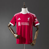 Liverpool Jersey 25/26 Home Football Kit Soccer Jersey