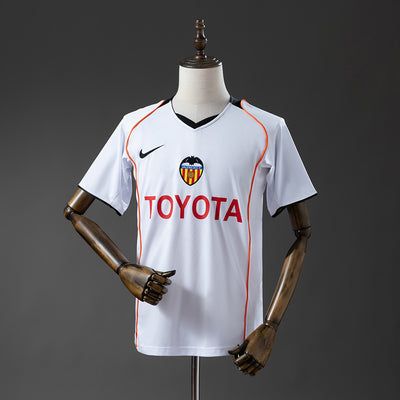 Valencia Jersey 2004-05 Home Retro Football Kit