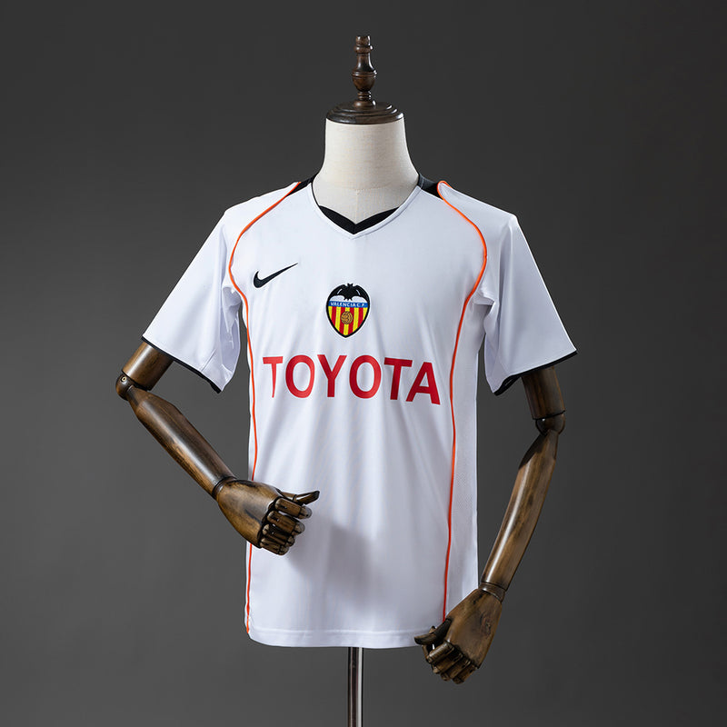 Valencia Jersey 2004-05 Home Retro Football Kit