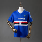 Sampdoria Jersey 1984-88 Home Retro Football Kit