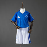 Kids Cruzeiro Home Jersey 2026-2027 Football Kit Soccer Shirt