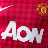 Man United Jersey 2012/13 Home Retro Football Kit Player Version