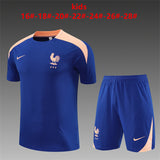 Kids France Training Tracksuits 25/26 Football Kit Soccer Jersey