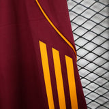 Player Version AS Roma Shorts 25/26 Home Football Kit Soccer Shorts