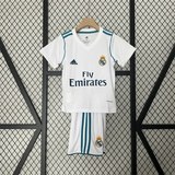 Retro Kids Real Madrid Home Jersey 17/18 - PalmSportss