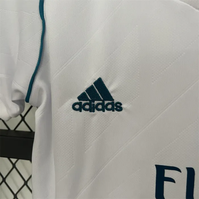 Retro Kids Real Madrid Home Jersey 17/18