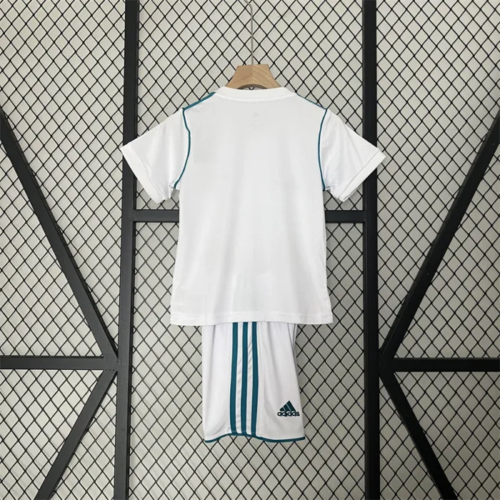 Retro Kids Real Madrid Home Jersey 17/18