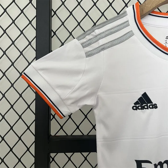 Retro Kids Real Madrid Home Jersey 13/14
