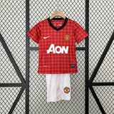 Retro Kids Manchester United Home Jersey 12/13 - PalmSportss