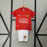 Retro Kids Manchester United Home Jersey 07/08 - PalmSportss
