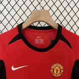 Retro Kids Manchester United Home Jersey 02/04 - PalmSportss