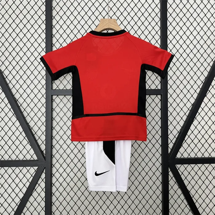Retro Kids Manchester United Home Jersey 02/04