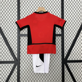Retro Kids Manchester United Home Jersey 02/04 - PalmSportss