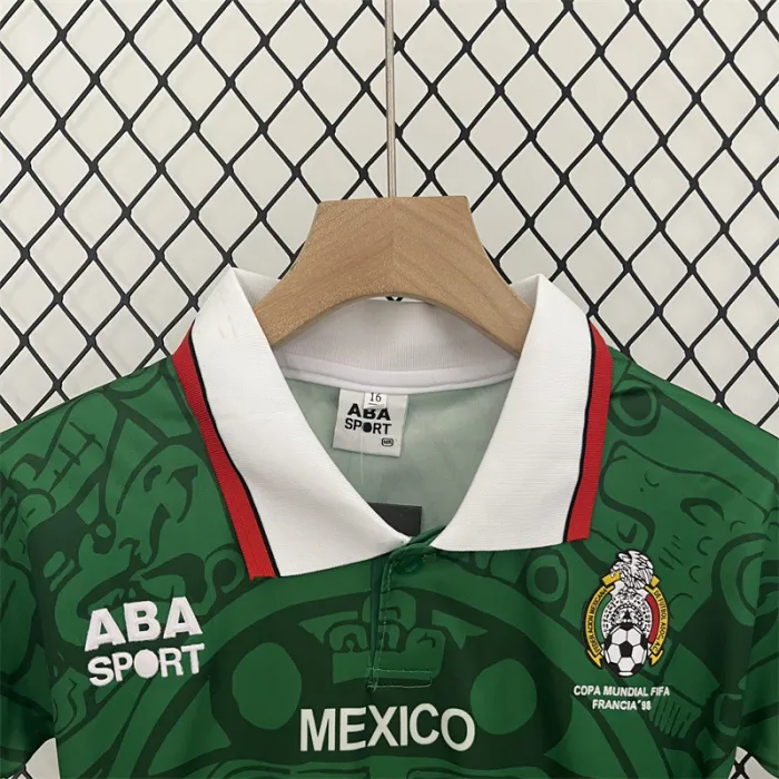 Retro Kids Mexico Home Jersey 1998