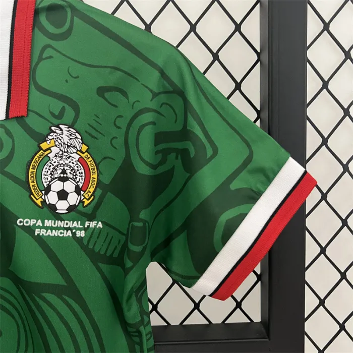 Retro Kids Mexico Home Jersey 1998