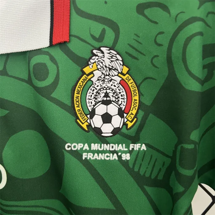 Retro Kids Mexico Home Jersey 1998