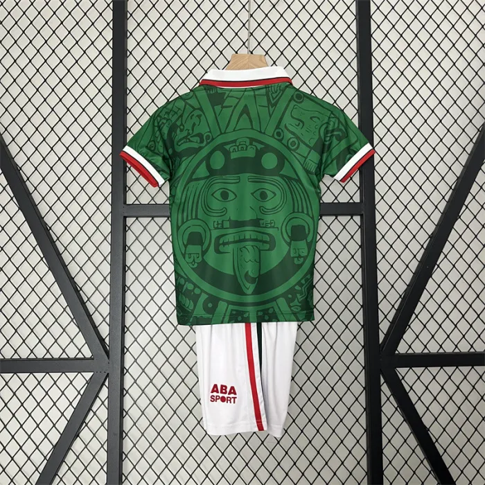 Retro Kids Mexico Home Jersey 1998