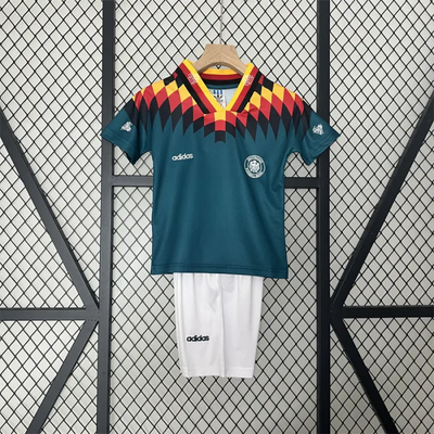 Camiseta retro de visitante de Alemania para niños de 1994