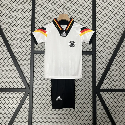 Camiseta retro de local de Alemania para niños de 1992