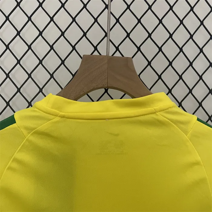 Retro Kids Brazil Home Jersey 2002