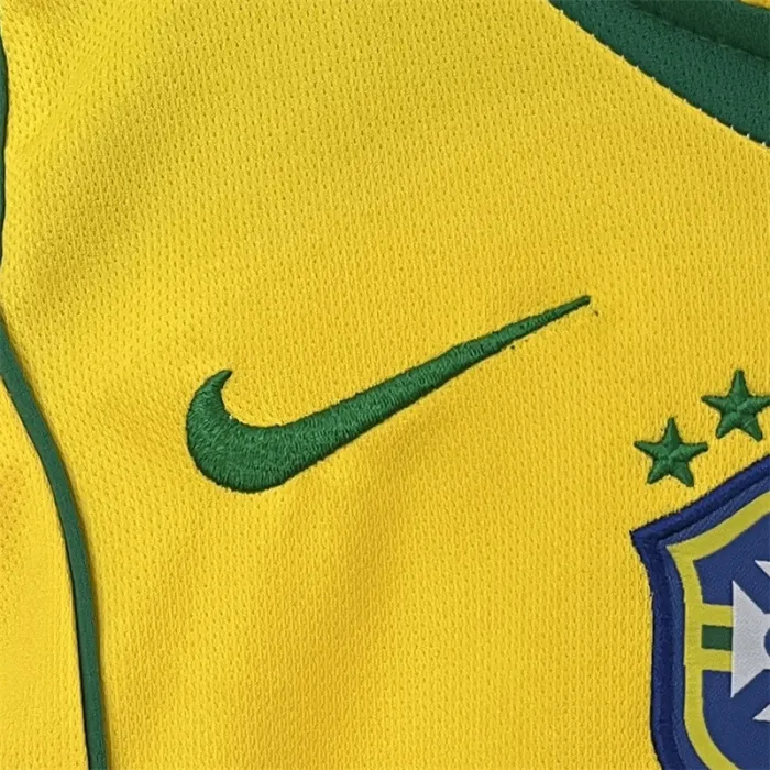 Retro Kids Brazil Home Jersey 2004