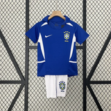 Retro Kids Brazil Away Jersey 2002 - PalmSportss