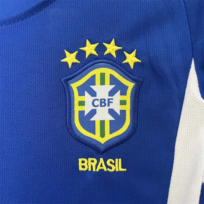 Retro Kids Brazil Away Jersey 2002