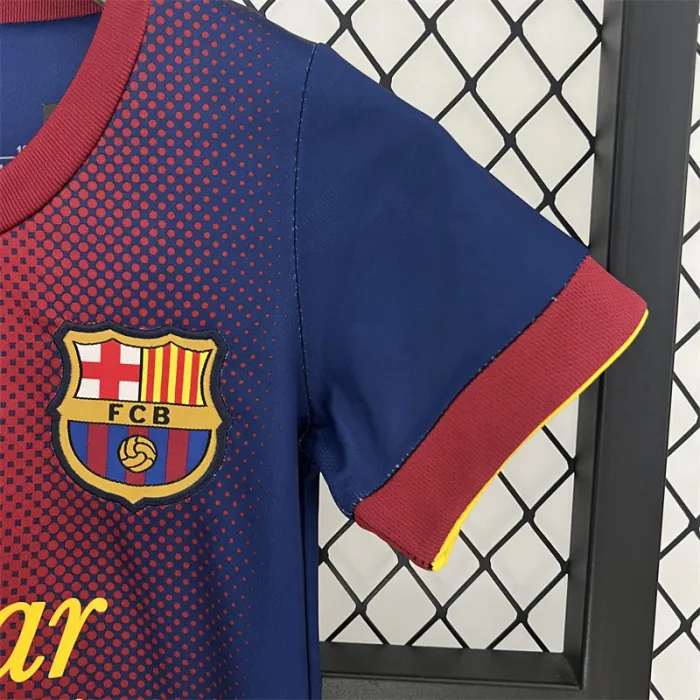 Retro Kids Barcelona Home Jersey 12/13