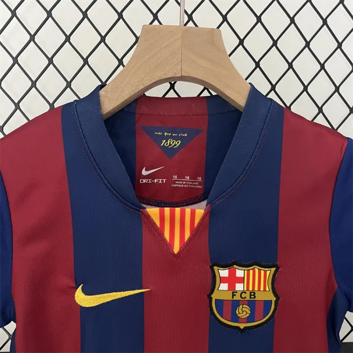 Retro Kids Barcelona Home Jersey 14/15