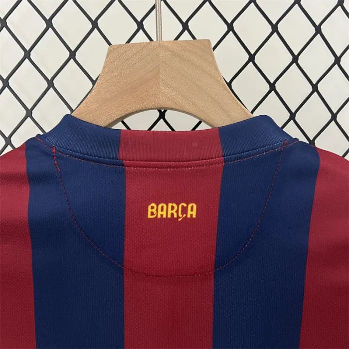 Retro Kids Barcelona Home Jersey 14/15