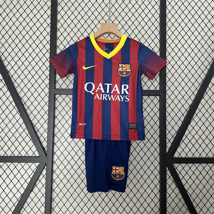 Retro Kids Barcelona Home Jersey 13/14