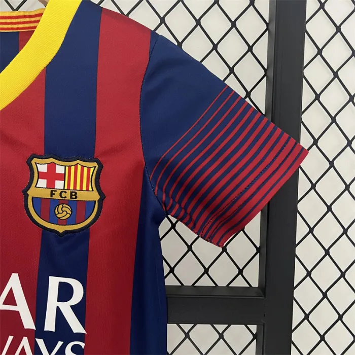 Retro Kids Barcelona Home Jersey 13/14