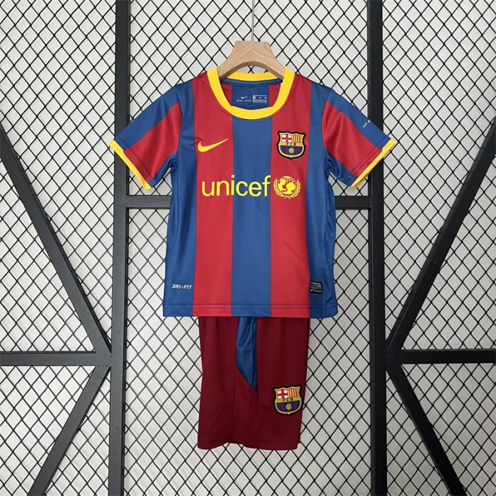 Retro Kids Barcelona Home Jersey 10/11