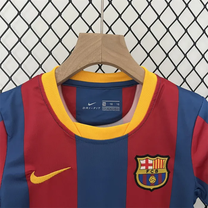Retro Kids Barcelona Home Jersey 10/11