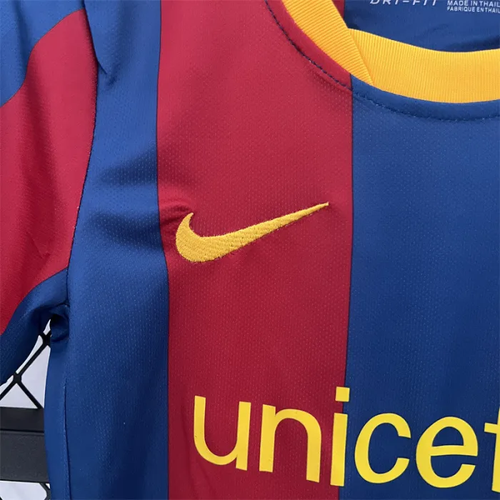 Retro Kids Barcelona Home Jersey 10/11